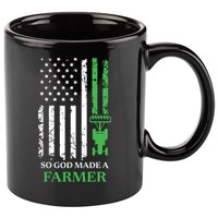 So God Made A Farmer Farming Farmer 11oz C Handle Ceramic Mug