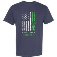 So God Made A Farmer Farming Farmer Garment-Dyed Heavyweight T-Shirt