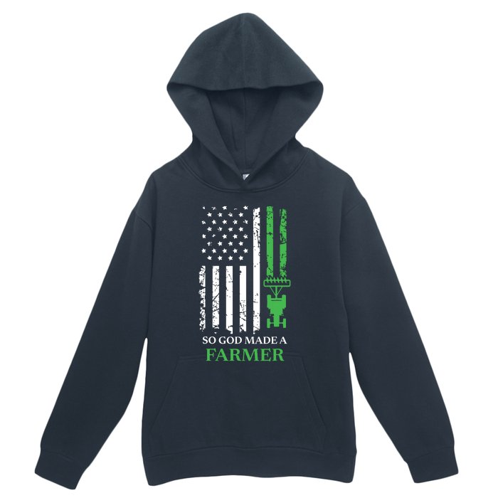 So God Made A Farmer Farming Farmer Urban Pullover Hoodie