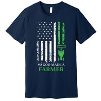 So God Made A Farmer Farming Farmer Premium T-Shirt