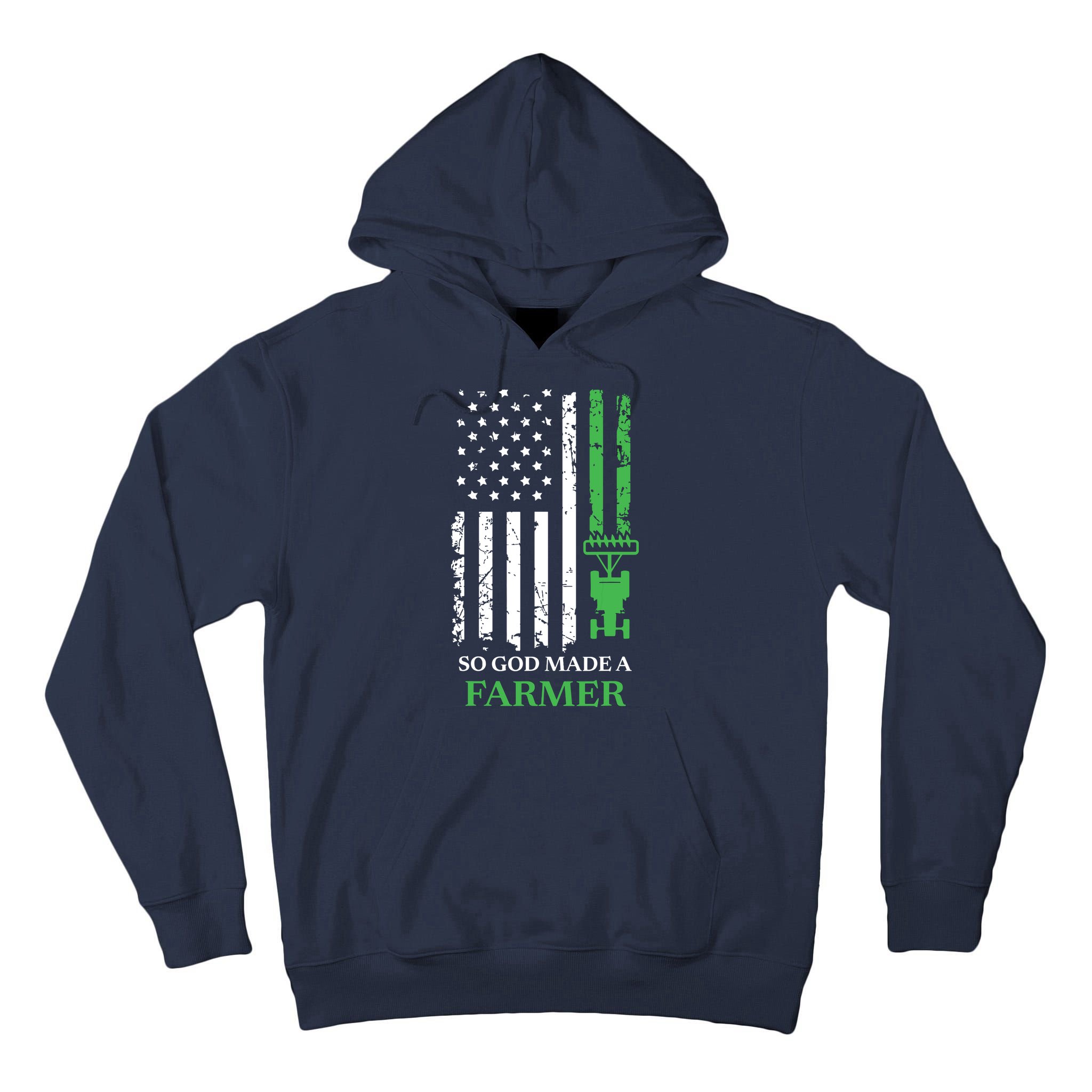 So God Made A Farmer Farming Farmer Tall Hoodie