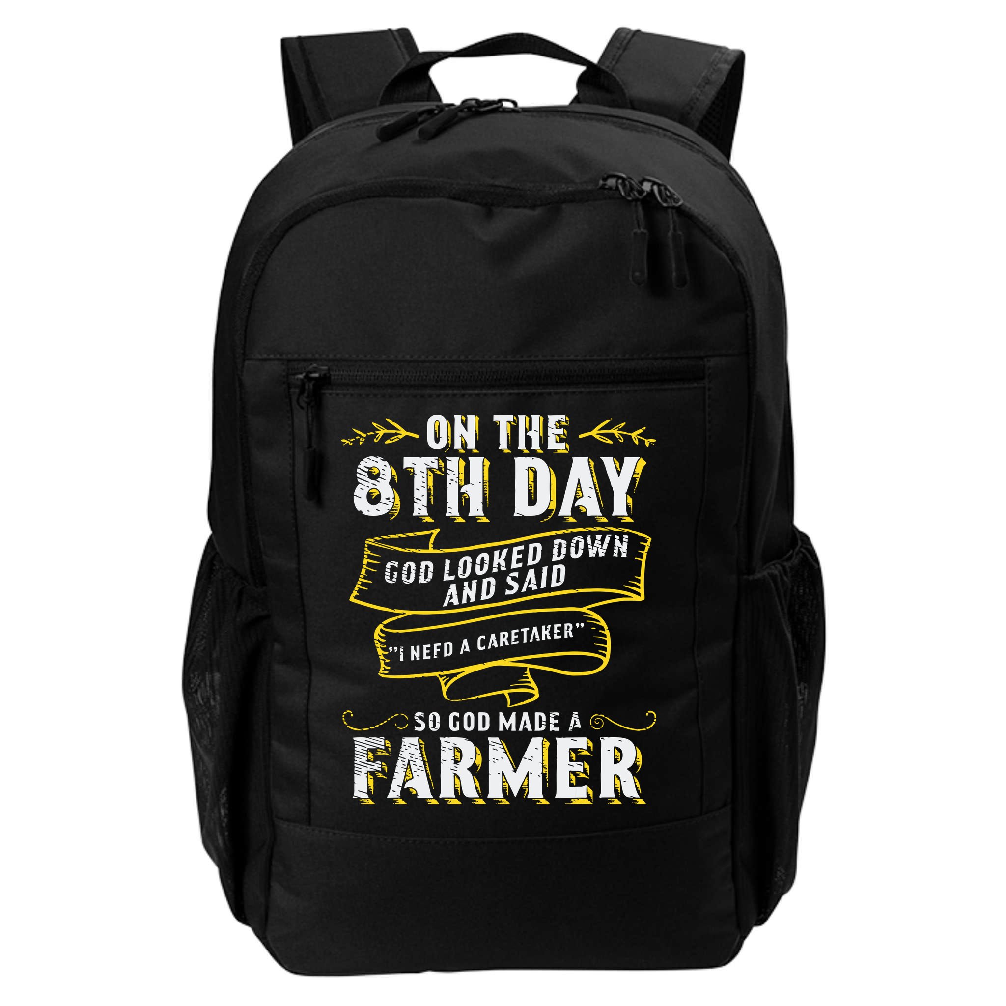 So God Made A Farmer Farming Agriculture Backpack