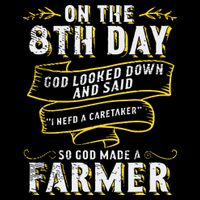 So God Made A Farmer Farming Agriculture Backpack