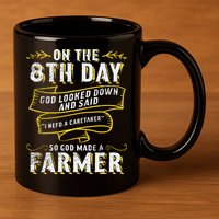 So God Made A Farmer Farming Agriculture 11oz C Handle Ceramic Mug