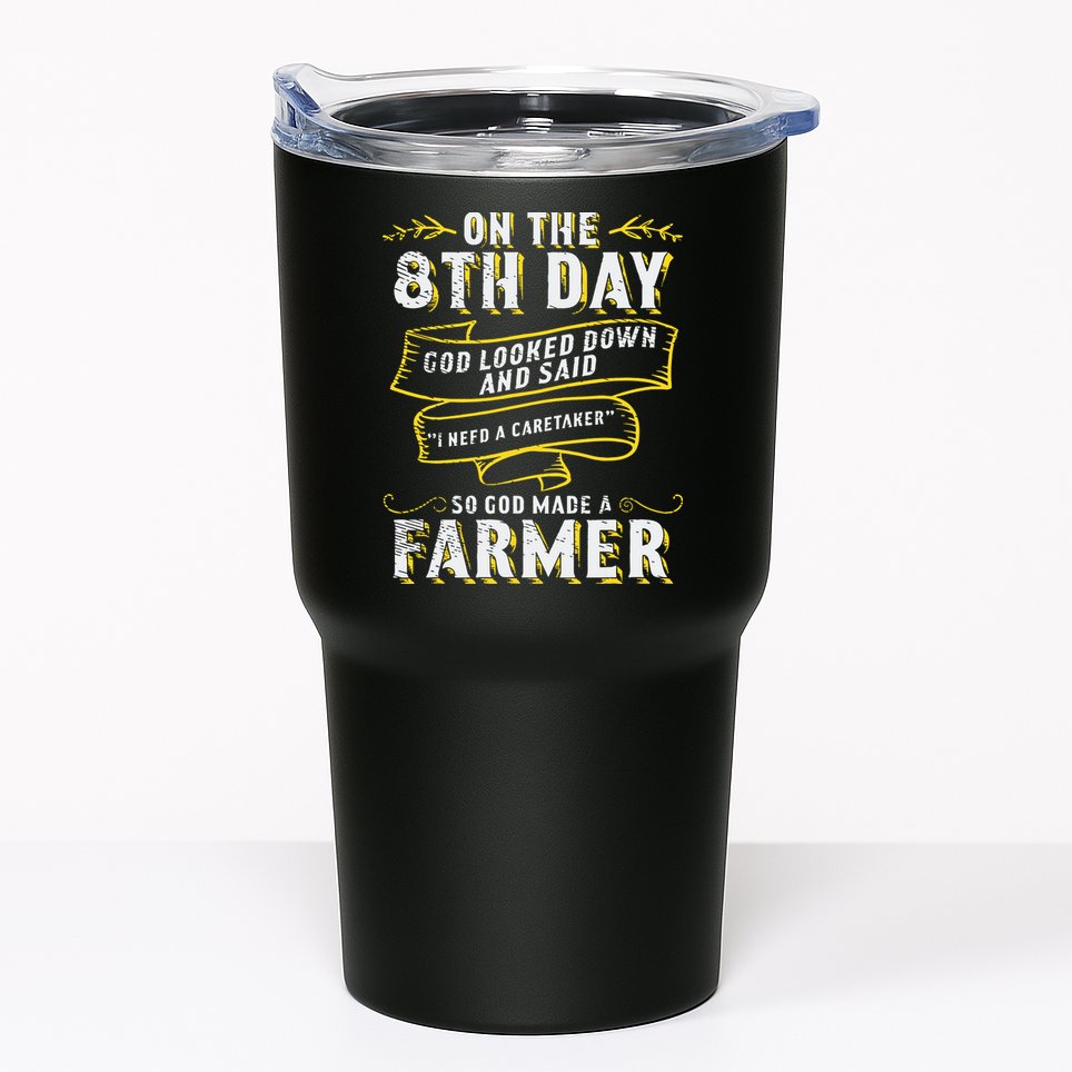 So God Made A Farmer Farming Agriculture Tumbler