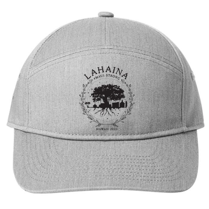 Supportive Golden Maui Strong Lahaina Banyan Tree Maui Hawaii Shoreline 7-Panel Snapback Hat