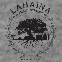 Supportive Golden Maui Strong Lahaina Banyan Tree Maui Hawaii Shoreline 7-Panel Snapback Hat