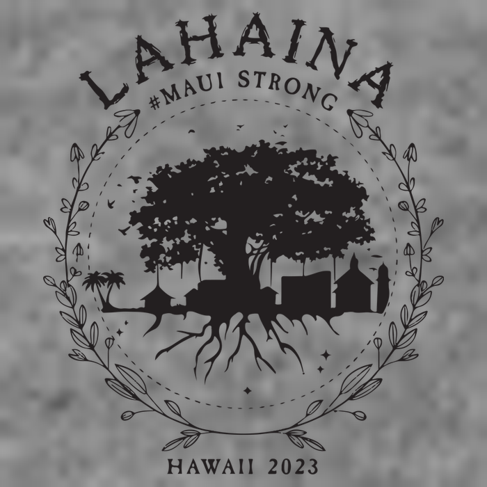 Supportive Golden Maui Strong Lahaina Banyan Tree Maui Hawaii Shoreline 7-Panel Snapback Hat