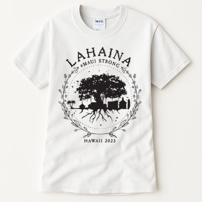 Supportive Golden Maui Strong Lahaina Banyan Tree Maui Hawaii Shoreline Tall T-Shirt