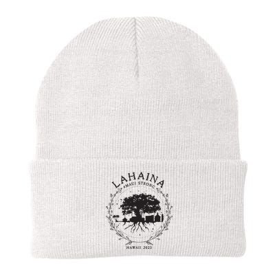 Supportive Golden Maui Strong Lahaina Banyan Tree Maui Hawaii Shoreline Beanie