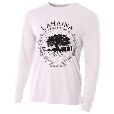 Supportive Golden Maui Strong Lahaina Banyan Tree Maui Hawaii Shoreline Cooling Performance Long Sleeve Crew
