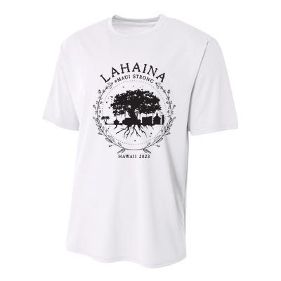Supportive Golden Maui Strong Lahaina Banyan Tree Maui Hawaii Shoreline Youth Performance Sprint T-Shirt