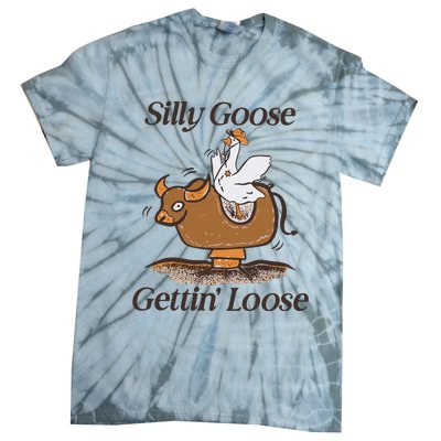 Silly Goose Mechanical Bull Gettin Loose Limited Tie-Dye T-Shirt