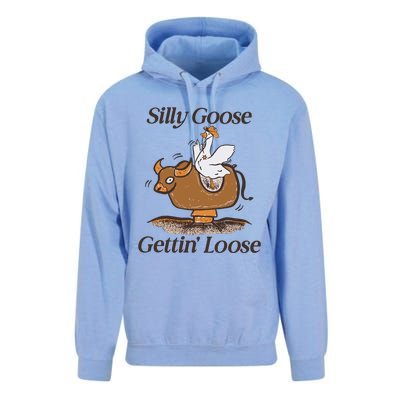 Silly Goose Mechanical Bull Gettin Loose Limited Unisex Surf Hoodie