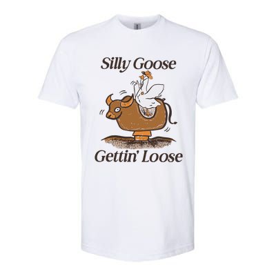 Silly Goose Mechanical Bull Gettin Loose Limited Softstyle CVC T-Shirt