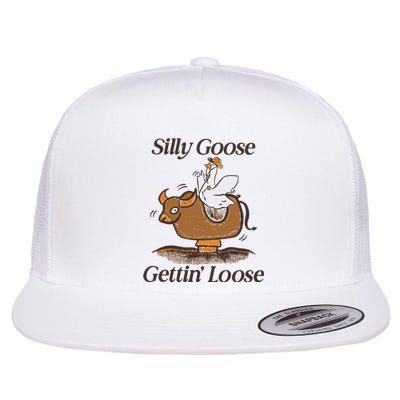 Silly Goose Mechanical Bull Gettin Loose Limited Flat Bill Trucker Hat