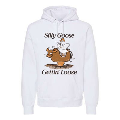 Silly Goose Mechanical Bull Gettin Loose Limited Premium Hoodie