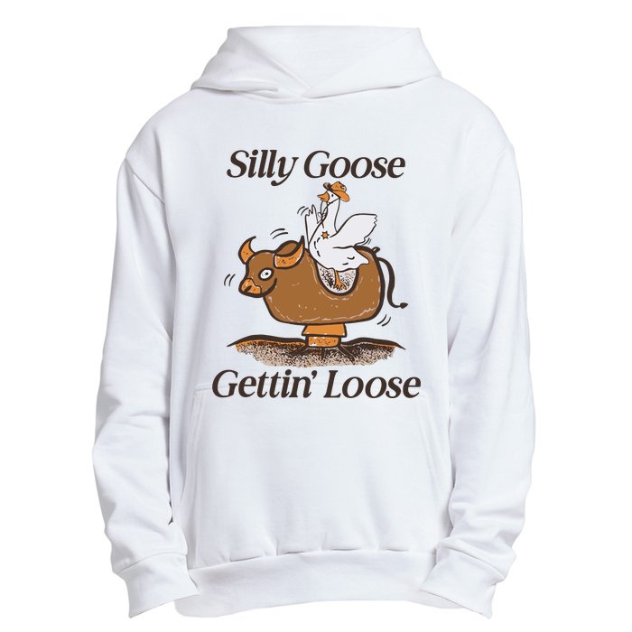 Silly Goose Mechanical Bull Gettin Loose Limited Urban Pullover Hoodie