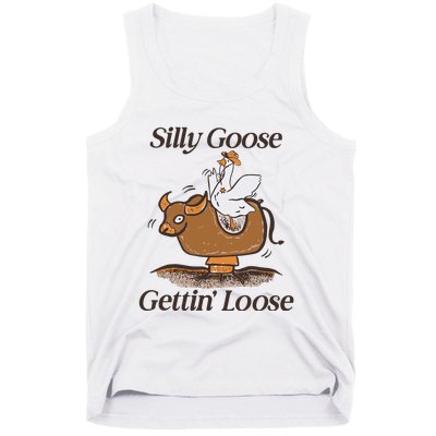 Silly Goose Mechanical Bull Gettin Loose Limited Tank Top