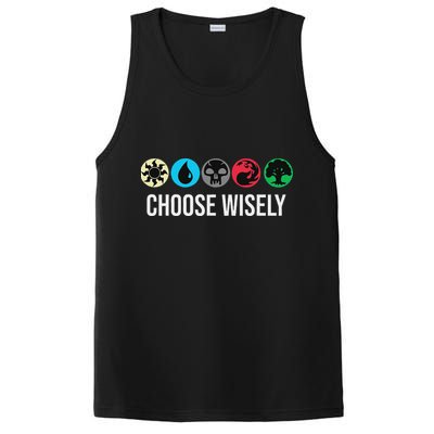 Symbols Gathering Magic Choose Wisely Blue Red Green PosiCharge Competitor Tank