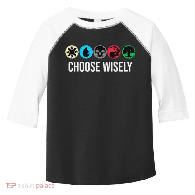 Symbols Gathering Magic Choose Wisely Blue Red Green Toddler Fine Jersey T-Shirt