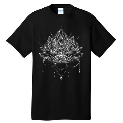 Sacred Geometry Meditation Positivity Love Mandala Lotus Tall T-Shirt