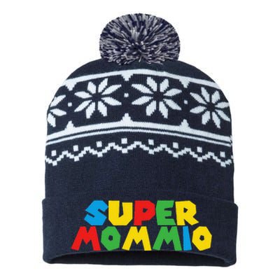 Super Gamer Mommio Women Day For Mothers USA-Made Snowflake Beanie