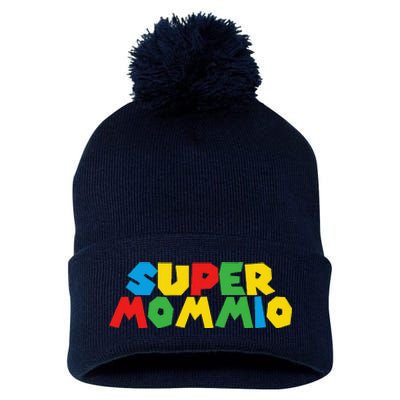 Super Gamer Mommio Women Day For Mothers Pom Pom 12in Knit Beanie