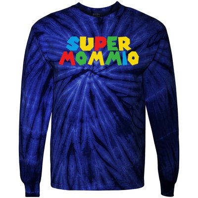 Super Gamer Mommio Women Day For Mothers Tie-Dye Long Sleeve Shirt