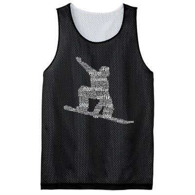 Snowboard Goggles Mountain Snowboarding Retro Vacation Mesh Reversible Basketball Jersey Tank