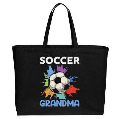 Soccer Grandma MotherS Day Gift Cotton Canvas Jumbo Tote