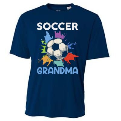 Soccer Grandma MotherS Day Gift Cooling Performance Crew T-Shirt