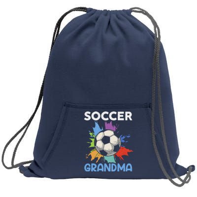 Soccer Grandma MotherS Day Gift Sweatshirt Cinch Pack Bag