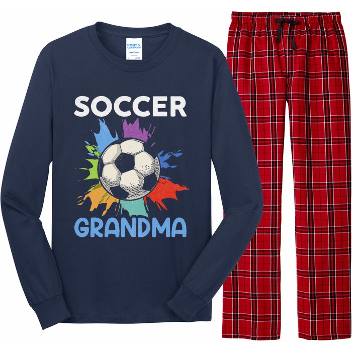 Soccer Grandma MotherS Day Gift Long Sleeve Pajama Set