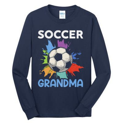 Soccer Grandma MotherS Day Gift Tall Long Sleeve T-Shirt