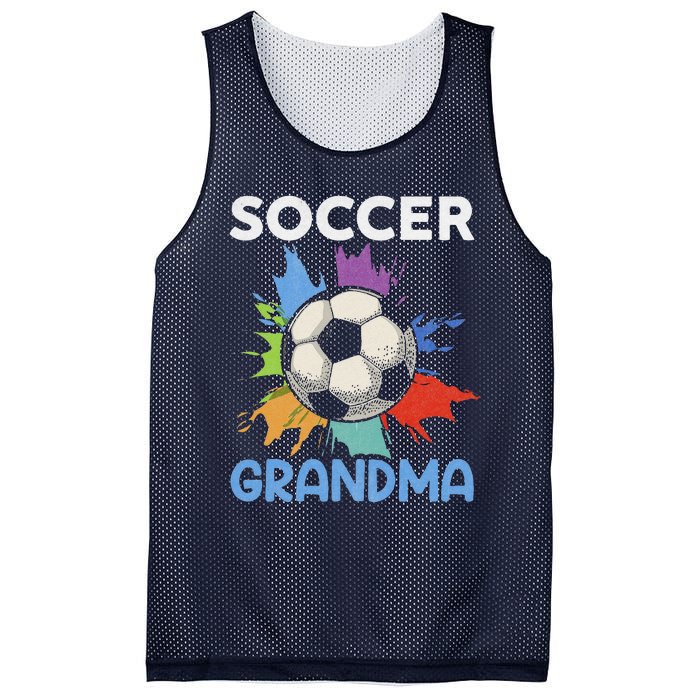 Soccer Grandma MotherS Day Gift Mesh Reversible Basketball Jersey Tank