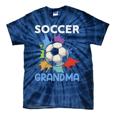 Soccer Grandma MotherS Day Gift Tie-Dye T-Shirt