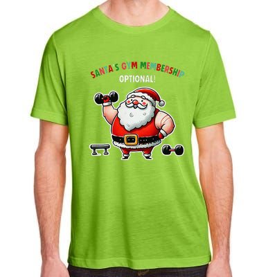 Santa’S Gym Membership FitnessWeightliftingGymgoers Adult ChromaSoft Performance T-Shirt