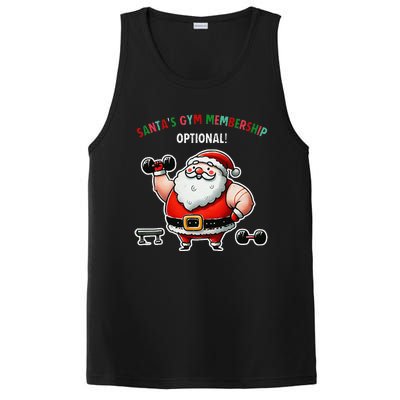 Santa’S Gym Membership FitnessWeightliftingGymgoers PosiCharge Competitor Tank