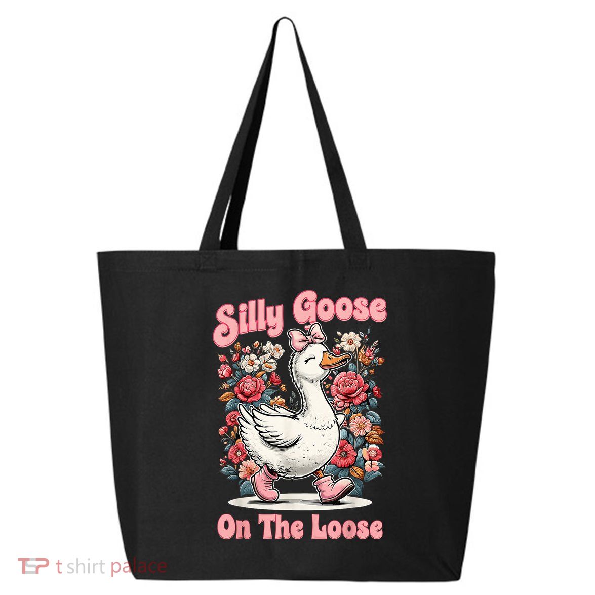 Silly Goose Mommy Floral Silly Goose Mama Mother's Day 25L Jumbo Tote