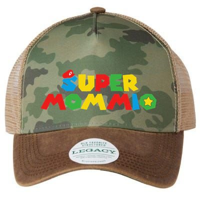 Super Gamer Mom Unleashed Celebrating Motherly Powers Legacy Tie Dye Trucker Hat