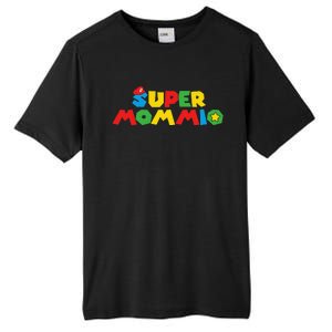 Super Gamer Mom Unleashed Celebrating Motherly Powers Tall Fusion ChromaSoft Performance T-Shirt