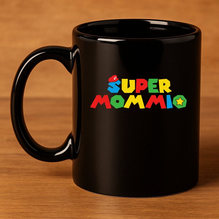 Super Gamer Mom Unleashed Celebrating Motherly Powers 11oz C Handle Ceramic Mug