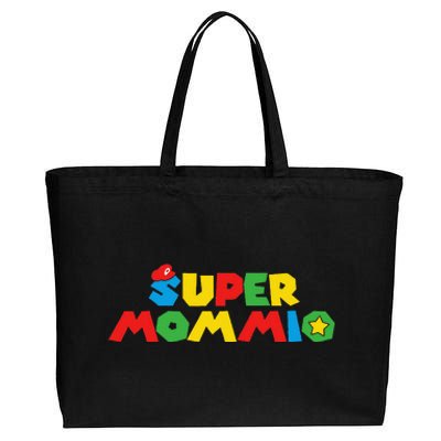 Super Gamer Mom Unleashed Celebrating Motherly Powers Cotton Canvas Jumbo Tote