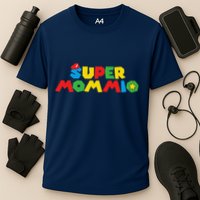 Super Gamer Mom Unleashed Celebrating Motherly Powers Cooling Performance Crew T-Shirt