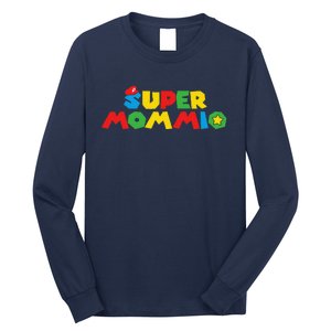 Super Gamer Mom Unleashed Celebrating Motherly Powers Long Sleeve Shirt