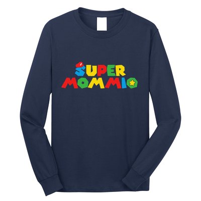 Super Gamer Mom Unleashed Celebrating Motherly Powers Long Sleeve Shirt