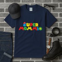 Super Gamer Mom Unleashed Celebrating Motherly Powers Tall T-Shirt