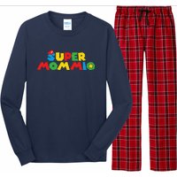 Super Gamer Mom Unleashed Celebrating Motherly Powers Long Sleeve Pajama Set