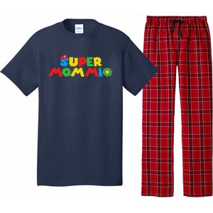 Super Gamer Mom Unleashed Celebrating Motherly Powers Pajama Set